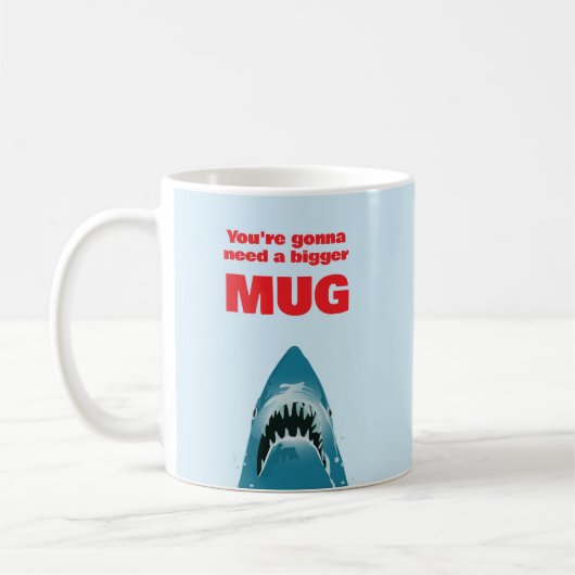 Je hebt een grotere Mok nodig Funny Shark Lover (Links)