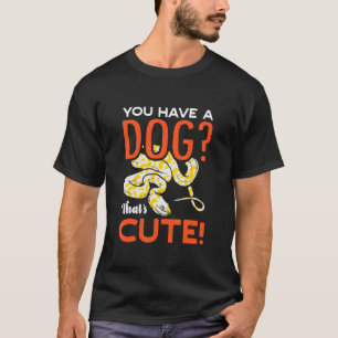 Je hebt een hond die een leuke banaane balpython h t-shirt