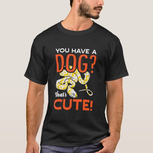 Je hebt een hond die een leuke banaane balpython h t-shirt (Voorkant)