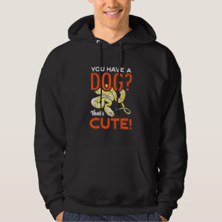 Je hebt een hond die een schattige banaan balpytho hoodie