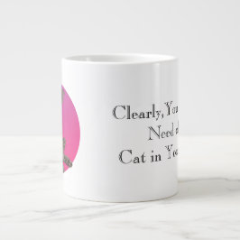 Je hebt een kat nodig in je leven grote koffiekop