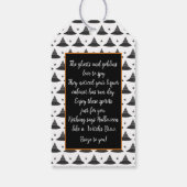 Je hebt een Label met gebooste cadeaus Cadeaulabel (Achterkant)