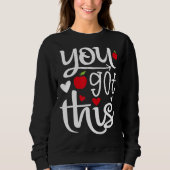 Je hebt een leerling-testdag. trui (Voorkant)