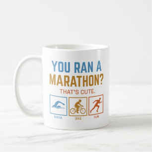 Je hebt een marathon koffiemok