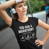 Je hebt een marathon t-shirt
