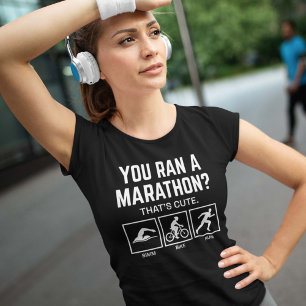 Je hebt een marathon t-shirt