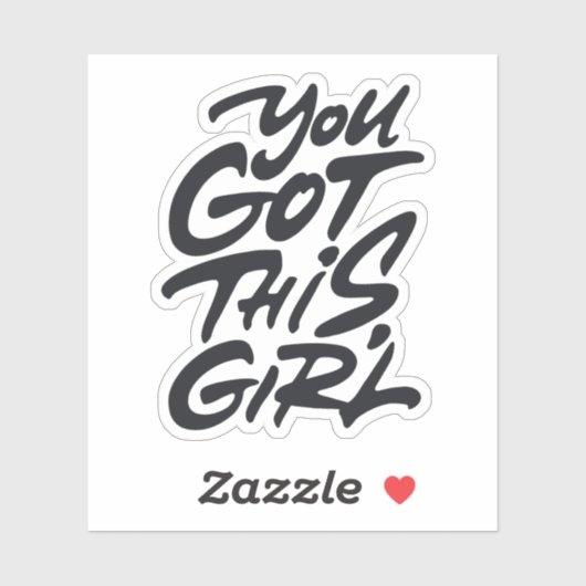 Je hebt een meisje. sticker (Vel)