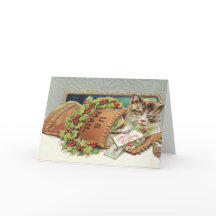 Je hebt een meubelkerstkat in Mail bag gestuurd