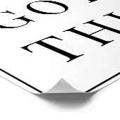 Je hebt een minimalistisch Motivatie Poster (Hoek)