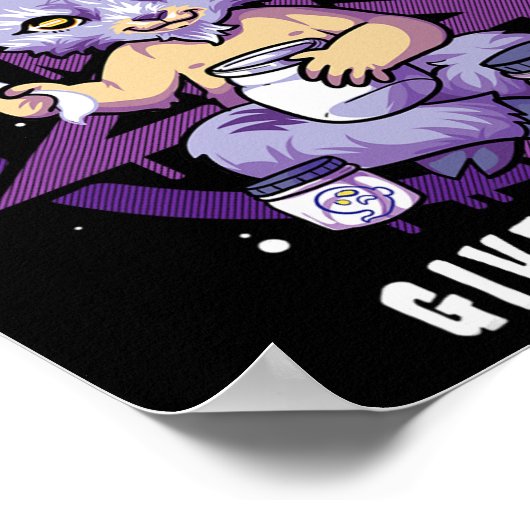 Je hebt een mooie sol satanische baphomet Hwe Poster (Hoek)