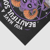 Je hebt een mooie sol satanische baphomet tissuepapier (Detail)