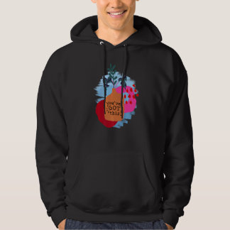 Je hebt een Motivatie Gezegde en Abstract Hoodie