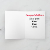 Je hebt een nieuwe Knie Can Card Feestdagen Kaart (Binnen)