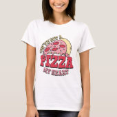 Je hebt een pizza in mijn hart retro t-shirt (Voorkant)