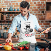 Je hebt een pizza in mijn hart | wasbeer schort