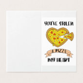 Je hebt een Pizza mijn hart gestolen Kaart (Buitenkant ongevouwen)