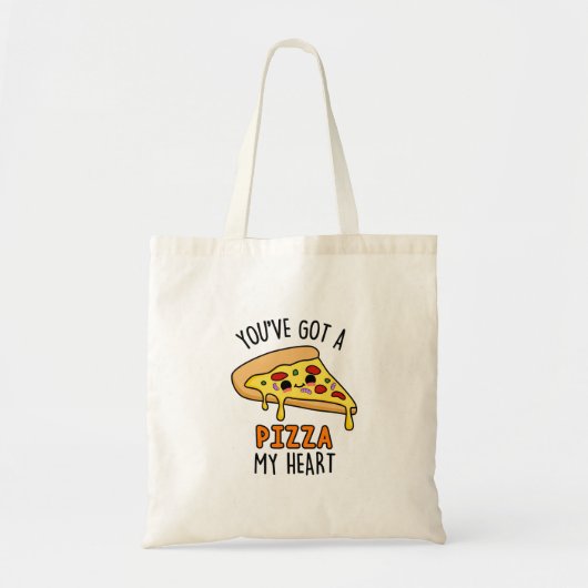 Je hebt een Pizza mijn hart grappige pizza pun Tote Bag (Voorkant)
