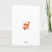 Je hebt een Pizza, mijn hart grappige Valentijnsda Kaart (Achterkant)
