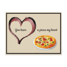 Je hebt een Pizza mijn hart Valentijn