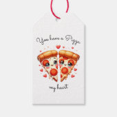 Je hebt een pizza mijn hart Valentijnsdag Kaart Cadeaulabel (Voorkant)