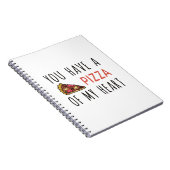 Je hebt een pizza van mijn hart notitieboek (Rechterzijde)