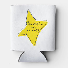 Je hebt een poging gedaan - Yellow Star Blikjeskoeler