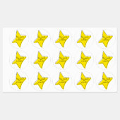 Je hebt een poging gedaan - Yellow Star Labels (Vel)