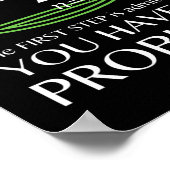 Je hebt een probleem Funny Wiskunde Wiskunde leraa Poster (Hoek)