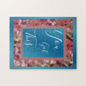 Je hebt een roze lentesbloesems Inspirerend Legpuzzel (Horizontaal)