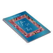 Je hebt een roze lentesbloesems Inspirerend Notitieboek (Rechterzijde)