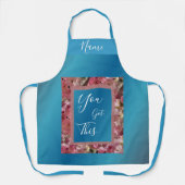 Je hebt een roze lentesbloesems Inspirerend Schort (Voorkant)