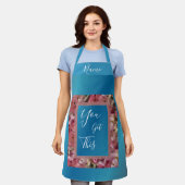 Je hebt een roze lentesbloesems Inspirerend Schort (Gedragen)