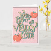 Je hebt een schattige kont kaart (Gele Bloem)