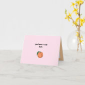 'Je hebt een Schattigee kont' Valentijnse Jubileum Kaart (Gele Bloem)