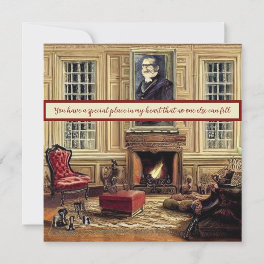 Je hebt een speciale plek in mijn hart notitiekaartje (Voorkant)