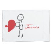 Je hebt een stukje van mijn hart - het zijne en he kussensloop (Voorkant-Rechts)