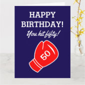 Je hebt een vijftigtal Fun 50th Birthday-kaart voo Kaart (Gele Bloem)