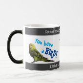 Je hebt een vogel - gekke vertaald Duits spreekwoo Magische Mok (Links)