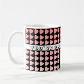 Je hebt een vriend Pink Heart Pattern Valentijn Koffiemok (Links)
