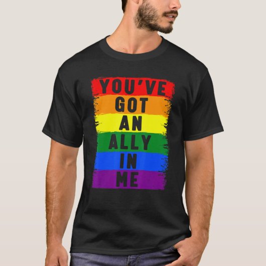 Je hebt een vrouw in me, lesbische biseksuele pri. t-shirt (Voorkant)