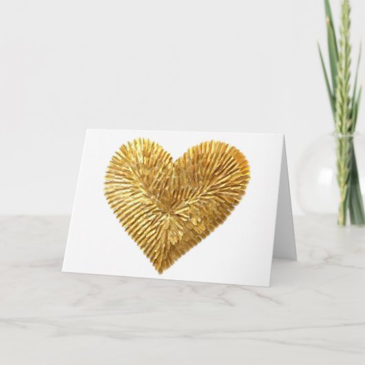 Je hebt een wenskaart met een hart van goud kaart (Voorkant)