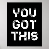 Je hebt een zwart poster (Voorkant)