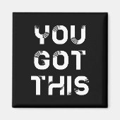 Je hebt een zwarte magneet (Voorkant)