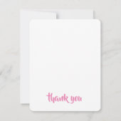 "Je hebt er belang bij in deze wereld" Hartelijk d Bedankkaart (Achterkant)