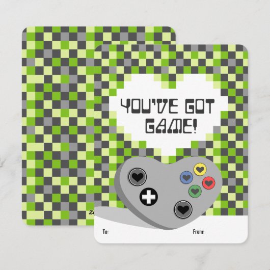 Je hebt Game Clever Classroom Valentijnse Kaart (Voorkant / Achterkant)