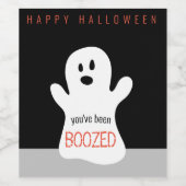 Je hebt gedronken etiketten (Enkel label)