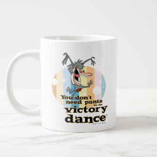 Je hebt geen broek nodig voor de Victory Dance™ Grote Koffiekop