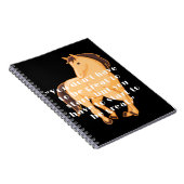 Je hebt geen citaten Aangepaste paardentekst foto Notitieboek (Rechterzijde)