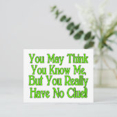 Je hebt geen cluster briefkaart (Staand voorkant)