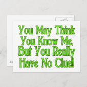 Je hebt geen cluster briefkaart (Voorkant / Achterkant)